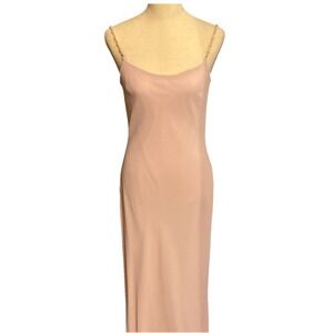 Y2K Pink Chiffon Prom Dress Jessica McClintock Bridal Millennium 2000 Sz 10